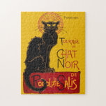 Puzzle Theophile Steinlen - Le Chat Noir Vintage<br><div class="desc">Afiche vintage de un recorrido por Le Chat Noir (Gato Negro) - Theophile Alexandre Steinlen,  1896</div>
