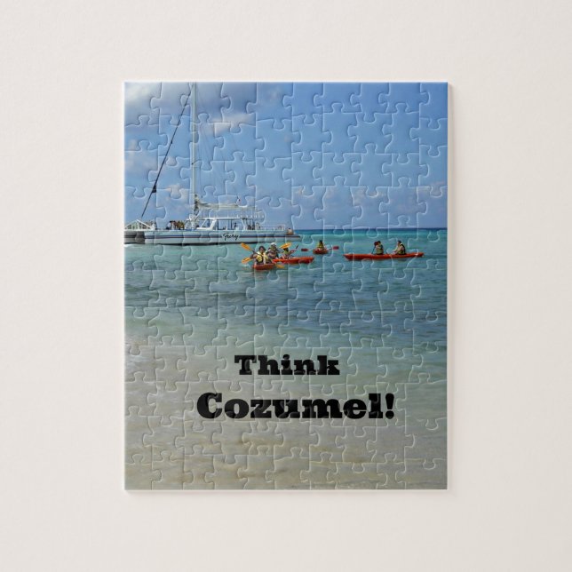 Puzzle Think Cozumel! (Vertical)