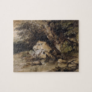Puzzle Thomas Gainsborough el   un paisaje montañoso con