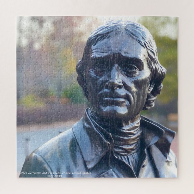 Puzzle Thomas Jefferson 3er Presidente de América. (Vertical)
