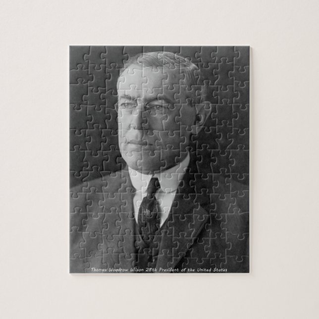 Puzzle Thomas Woodrow Wilson 28º presidente de América (Vertical)