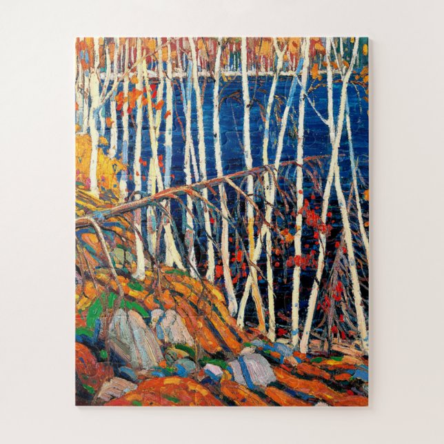 Puzzle Thomson - En el norte, pintura artística fina (Vertical)