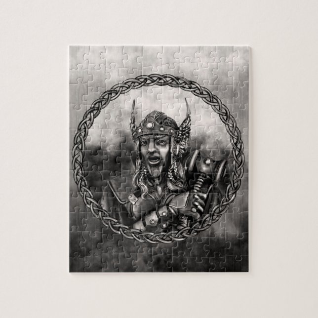 Puzzle Thor - dios de los nórdises del trueno (Vertical)