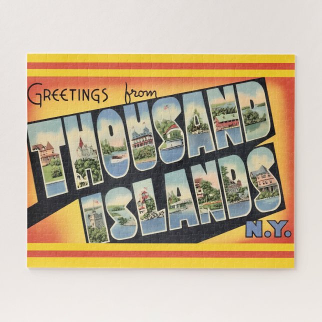 Puzzle  Thousand Islands NY 16x20  (Horizontal)