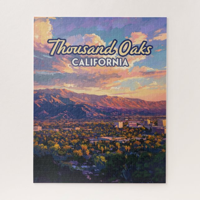 Puzzle Thousand Oaks California Los Angeles Ventura (Vertical)
