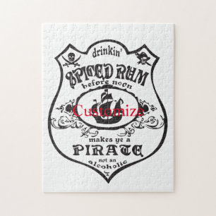 Puzzle Thunder_Cove, bebida pirata de ron picada