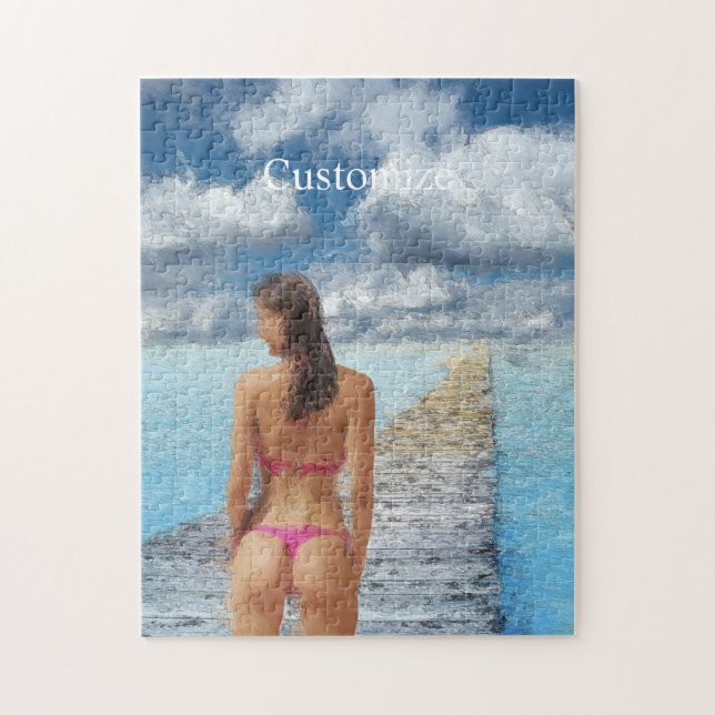 Puzzle Thunder_Cove, Chica de bikini (Vertical)