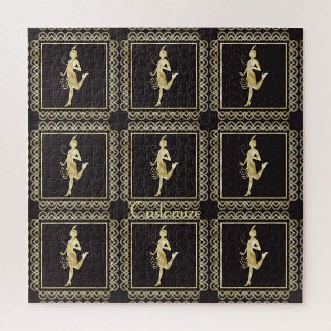 Puzzle Thunder_Cove, Chica de Flapper de 1920   (Vertical)