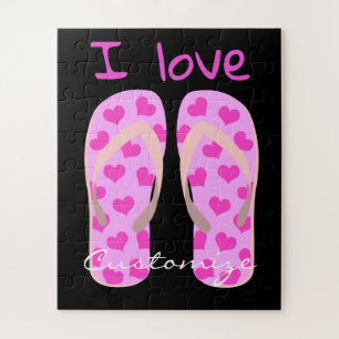 Puzzle Thunder_Cove con Flip-Flops rosa