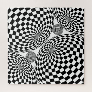 Puzzle Thunder_Cove de globo de contraste negro/blanco