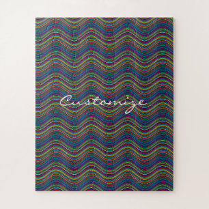 Puzzle Thunder_Cove de la línea Wavy abstracta de Guay