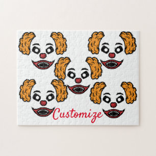Puzzle Thunder_Cove, payaso gracioso y asustado