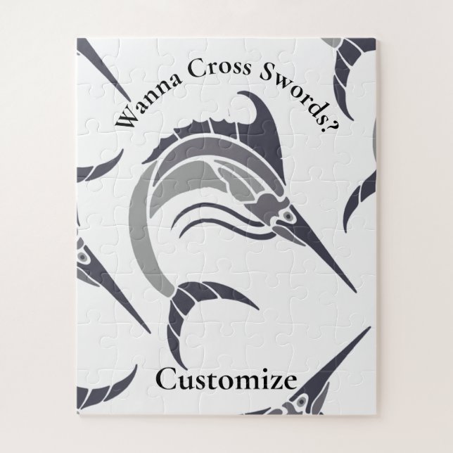 Puzzle Thunder_Cove, pez espada que salta (Vertical)