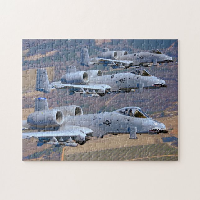 Puzzle THUNDERBOLT II A-10C (11x14 PULGADAS) (Horizontal)
