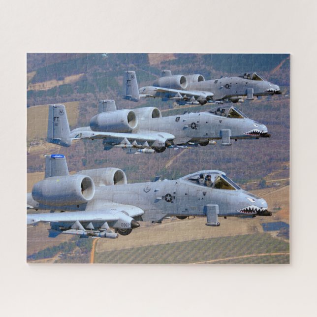 Puzzle THUNDERBOLT II A-10C (16x20 PULGADAS) (Horizontal)