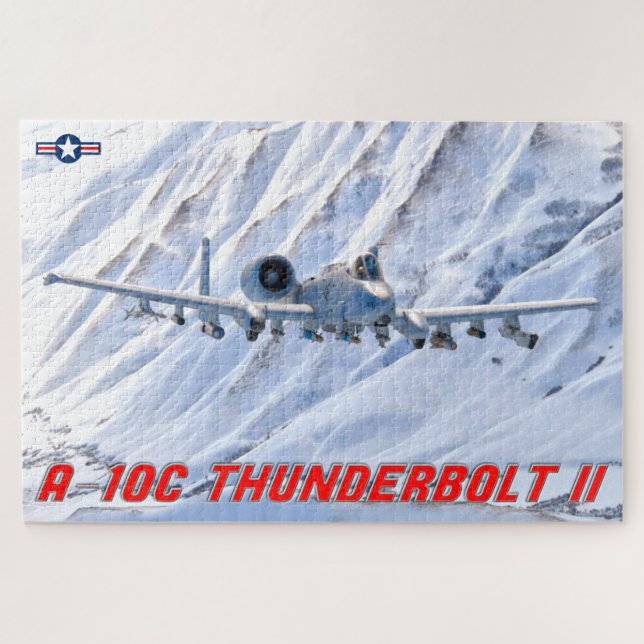 Puzzle THUNDERBOLT II A-10C (20x30 PULGADAS) (Horizontal)