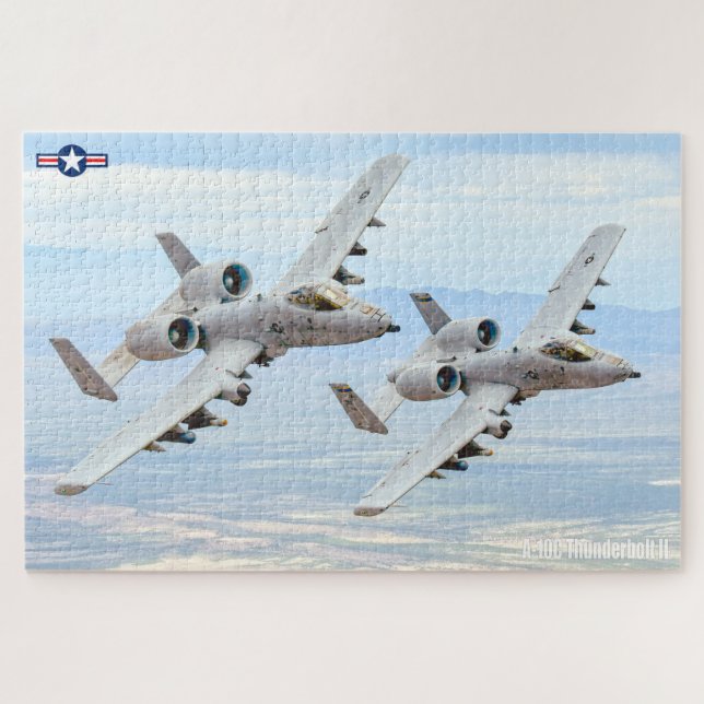 Puzzle THUNDERBOLT II A-10C (20x30 PULGADAS) (Horizontal)