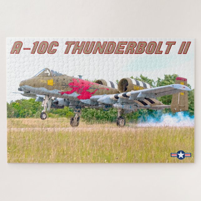 Puzzle THUNDERBOLT II A-10C (20x30 PULGADAS) (Horizontal)