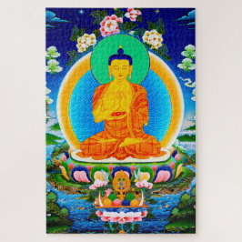 Puzzle Tibetano oriental de Guay thangka Prabhutaratna Bu