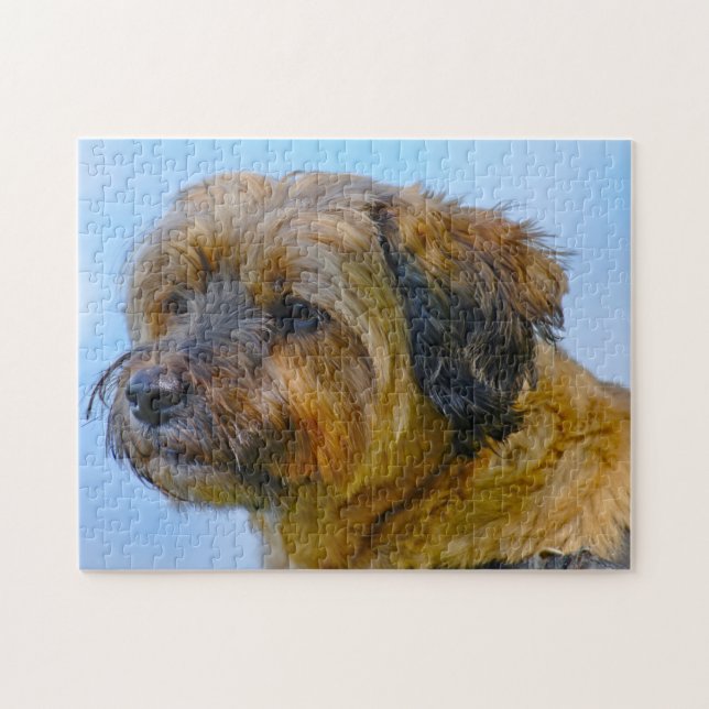 Puzzle Tibetano Terrier Dog Jigsaws. (Horizontal)