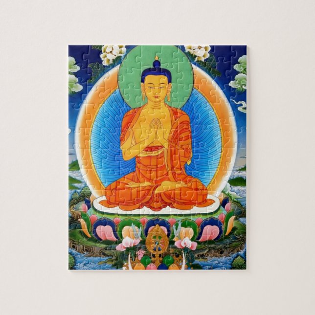 Puzzle Tibetano Thangka Prabhutaratna Buda (Vertical)