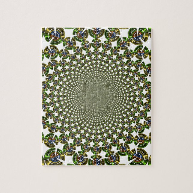 Puzzle Tiburones tradicionales sin costuras (Vertical)