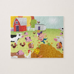 Puzzle Tiempo de contar - corral