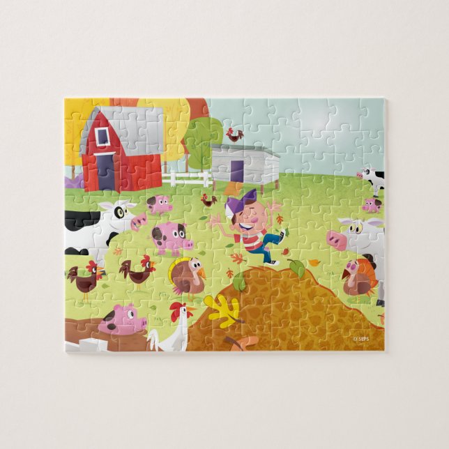Puzzle Tiempo de contar - corral (Horizontal)