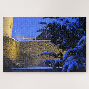 Puzzle Tiempo de invierno, nieve en los árboles