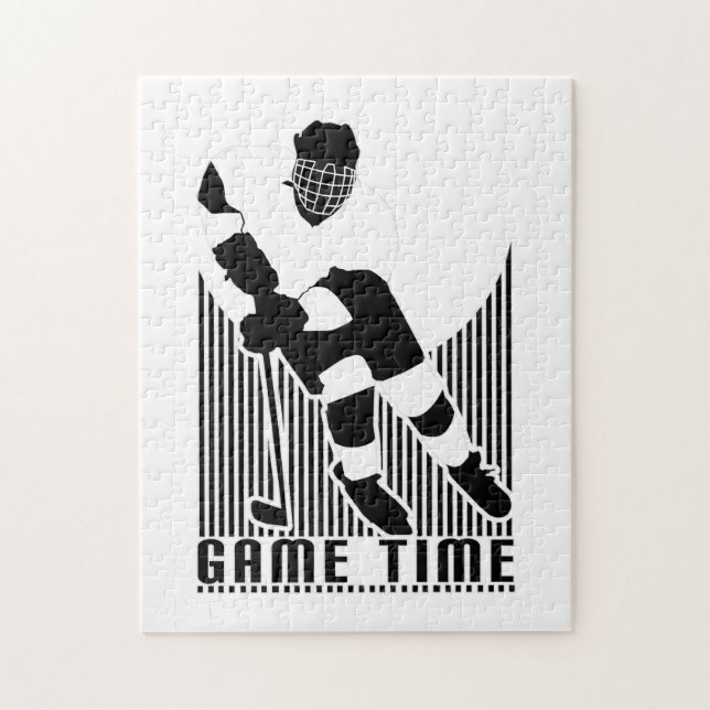 Puzzle Tiempo de juego - Hockey (Vertical)