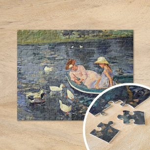 Puzzle Tiempo de verano dos   Mary Cassatt