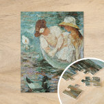 Puzzle Tiempo de verano | Mary Cassatt<br><div class="desc">Summertime (1894) de la artista impresionista estadounidense Mary Cassatt. El arte original es una pintura al óleo sobre lienzo que representa un retrato de dos mujeres en un bote rodeado de patos. 

Utilice las herramientas de diseño para agregar texto personalizado o personalizar la imagen.</div>