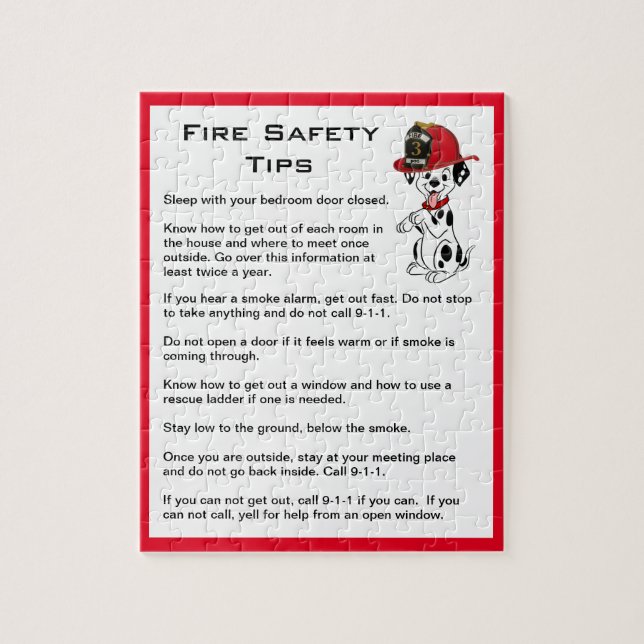 Puzzle Tiempos de seguridad contra incendios de perros de (Vertical)