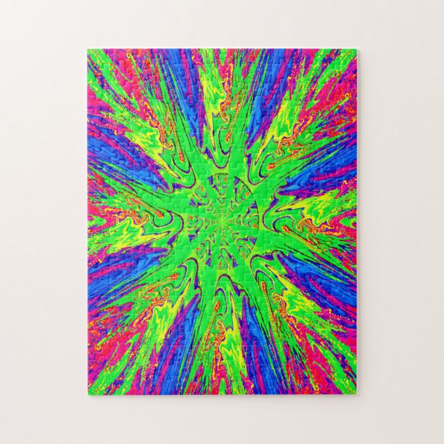 Puzzle Tiempos psicodélicos. (Vertical)