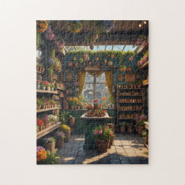 Puzzle tienda de flores jamaicana interior interesante