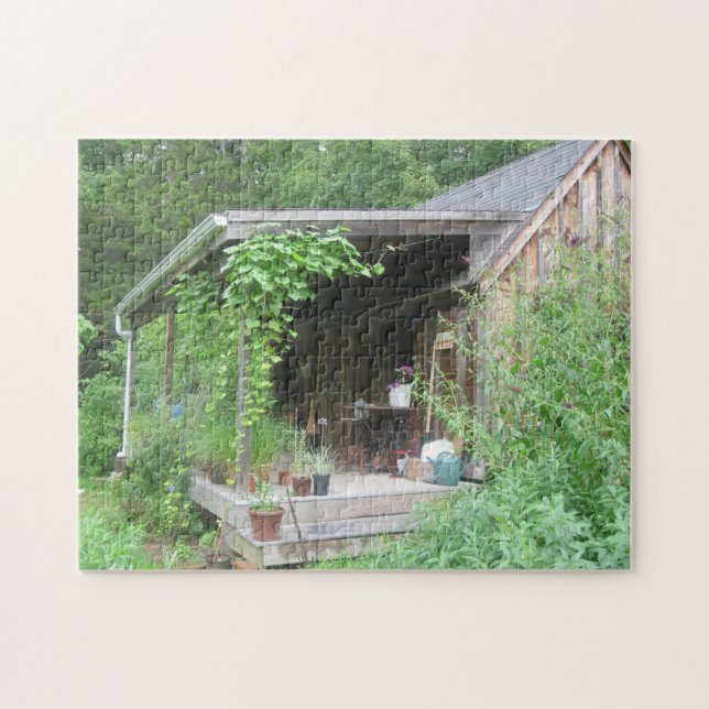 Puzzle Tienda de hierbas del país (Horizontal)