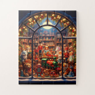 Puzzle Tienda de juguetes mágicos en Navidad