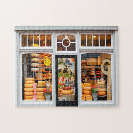 Puzzle Tienda de quesos en Amsterdam.