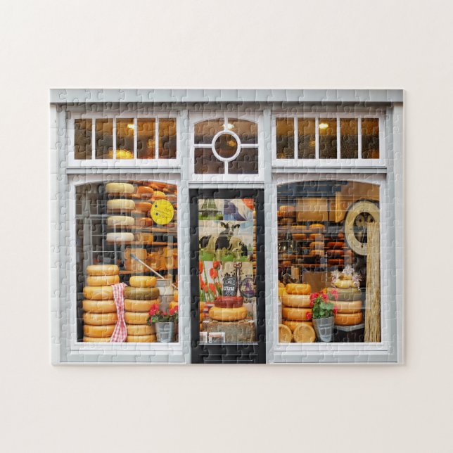 Puzzle Tienda de quesos en Amsterdam. (Horizontal)