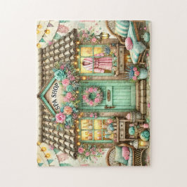 Puzzle Tienda de Spa Caprichosa Cabaña Floral Relajación