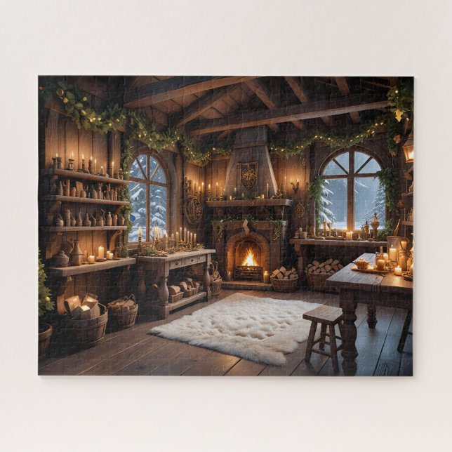 Puzzle Tienda de trabajo de Santa María (Horizontal)