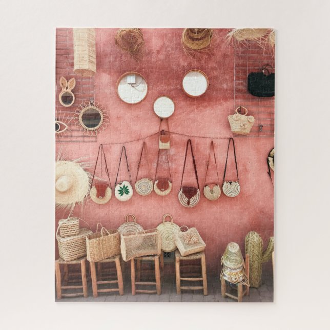 Puzzle Tienda de Wicker y Straw (Vertical)