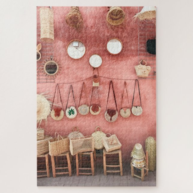 Puzzle Tienda de Wicker y Straw (Vertical)