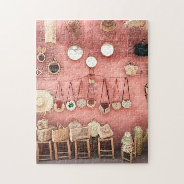 Puzzle Tienda de Wicker y Straw (Vertical)