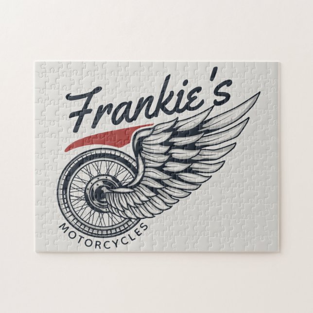 Puzzle Tienda personalizada de motocicletas Volando en bi (Horizontal)