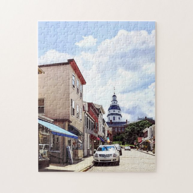Puzzle Tiendas de Annapolis MD en Maryland Avenue (Vertical)