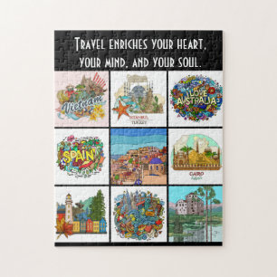 Puzzle ¿Tienes el Bug de Viajes? Viajero del Mundo