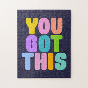 Puzzle Tienes Este Colorido y Divertido Frase Inspirador