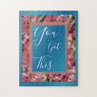 Puzzle Tienes Inspirador Este Flástico De Primavera Rosa