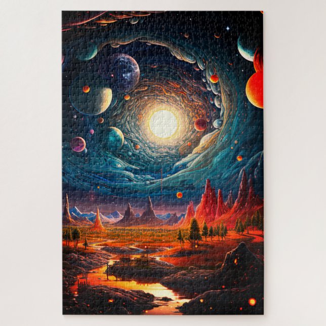 Puzzle Tierra de Artsy (Vertical)